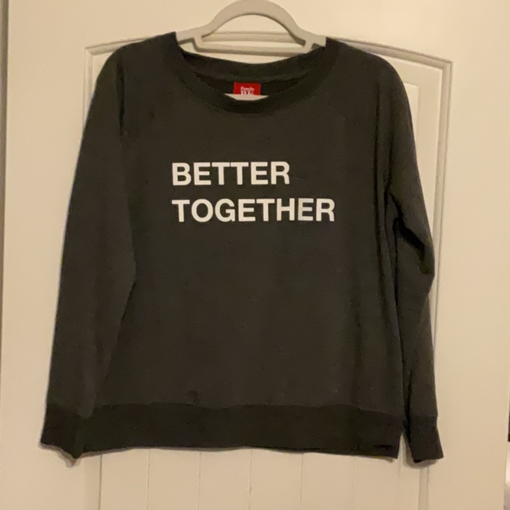 Women's Charcoal Sweater - Better Together